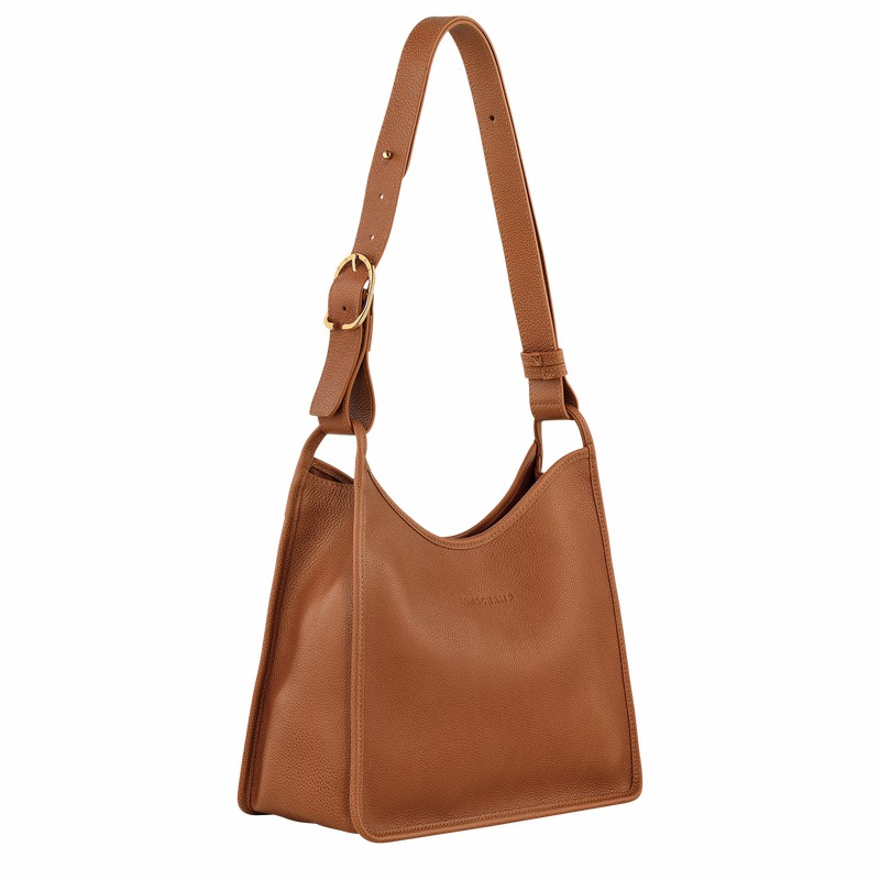 Longchamp Le FOULONNÉ M Kadın Hobo Çanta Caramel Türkiye | 10155021121