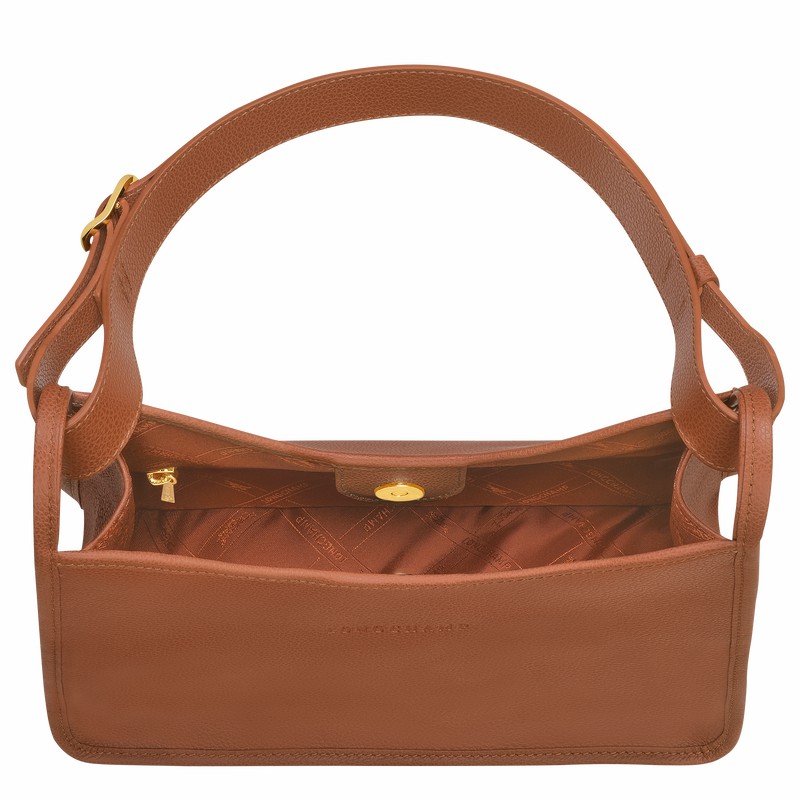 Longchamp Le FOULONNÉ M Kadın Hobo Çanta Caramel Türkiye | 10155021121