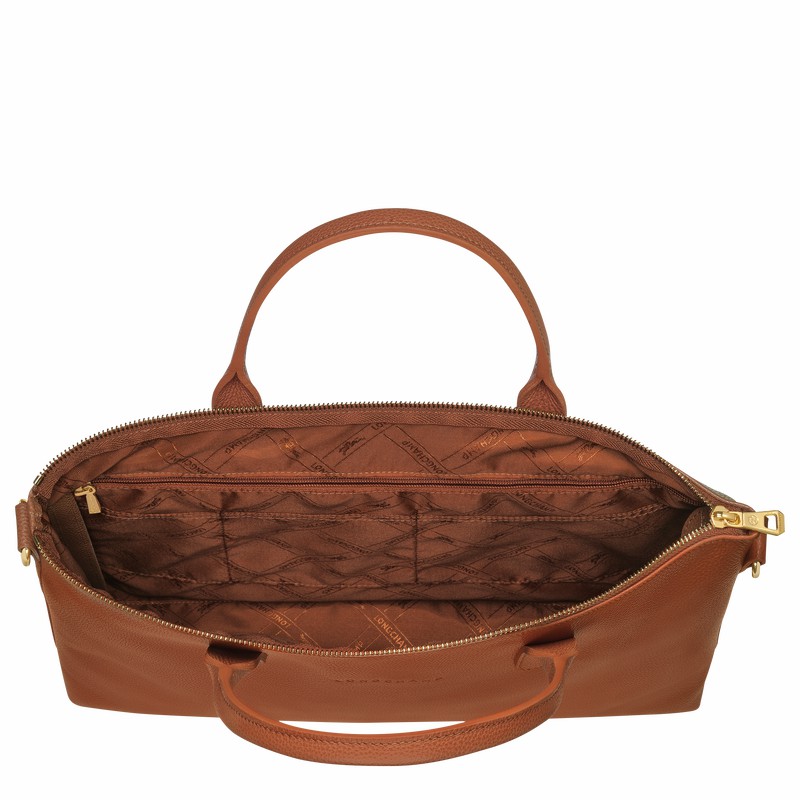 Longchamp Le FOULONNÉ S Erkek Evrak Çantası Caramel Türkiye | 20032021121-