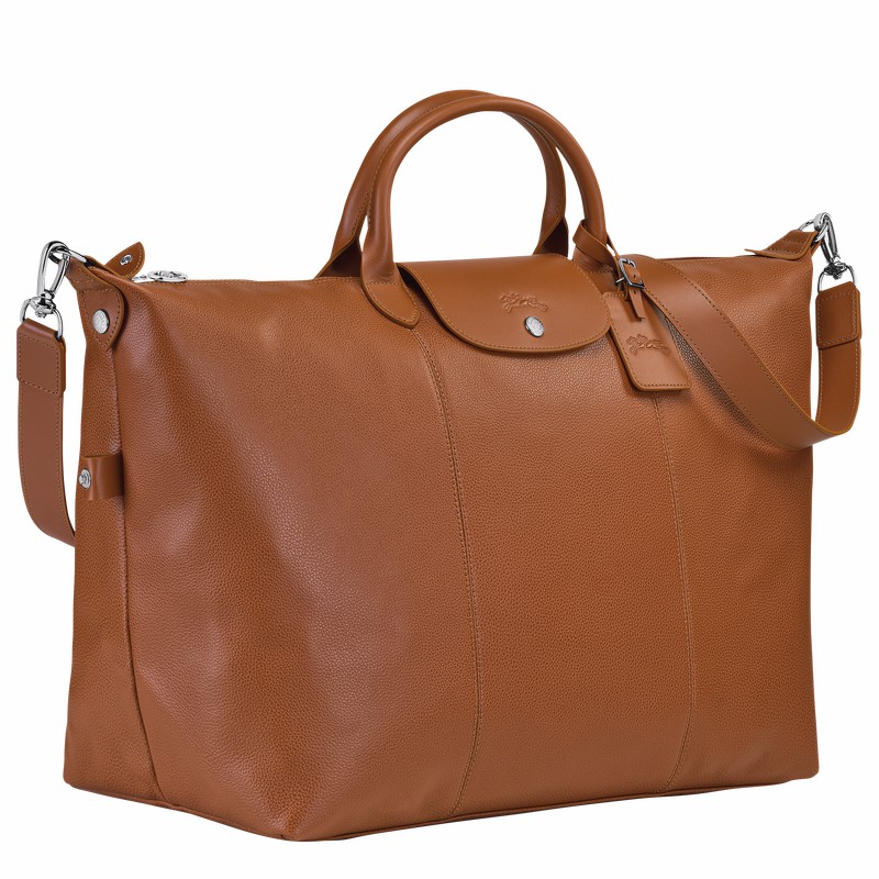 Longchamp Le FOULONNÉ S Erkek Seyahat Çantası Caramel Türkiye | L1624021F72-