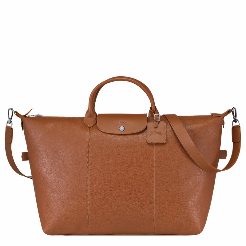 Longchamp Le FOULONNÉ S Erkek Seyahat Çantası Caramel Türkiye | L1624021F72-