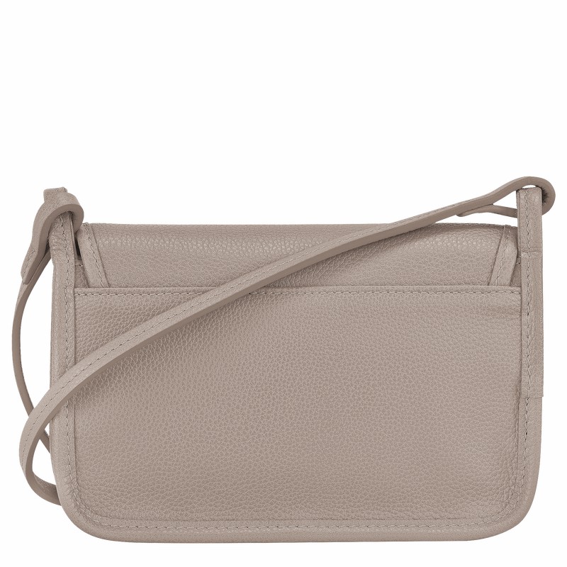 Longchamp Le FOULONNÉ XS Kadın Clutch Gri Türkiye | 10133021P55