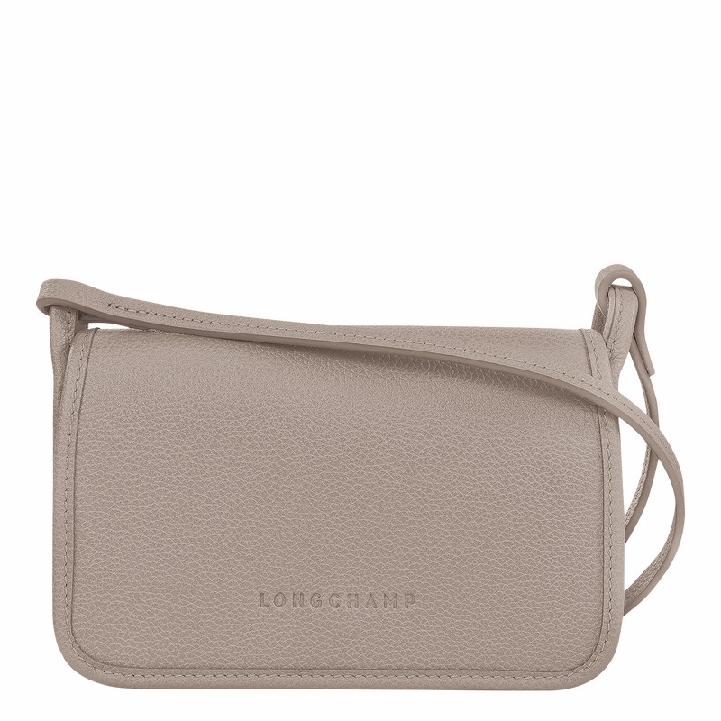 Longchamp Le FOULONNÉ XS Kadın Clutch Gri Türkiye | 10133021P55