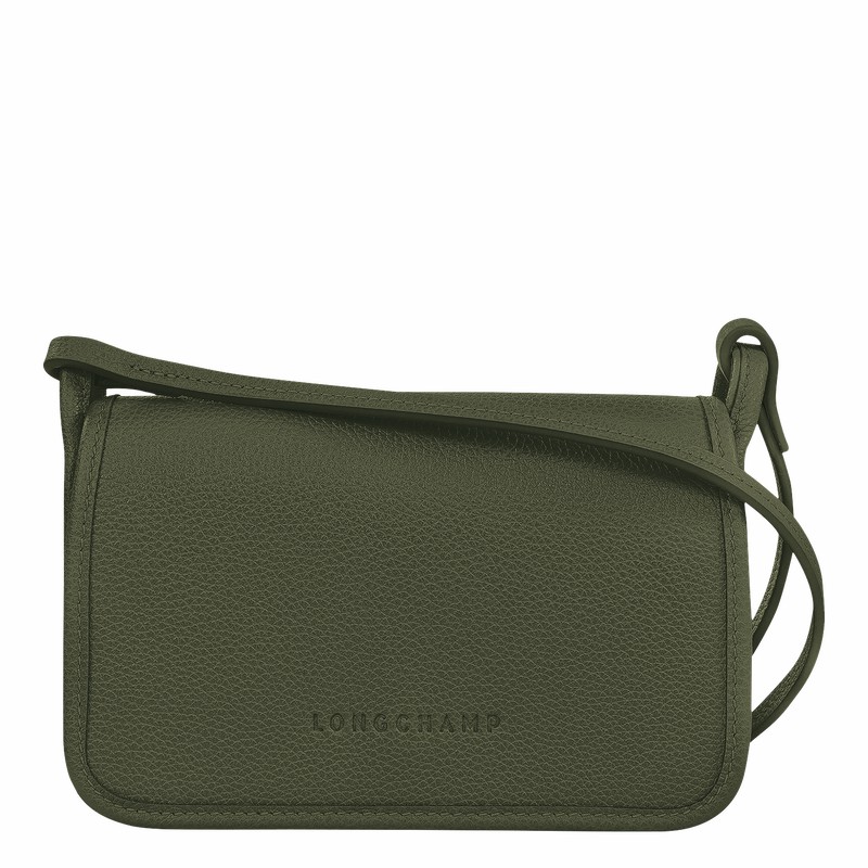 Longchamp Le FOULONNÉ XS Kadın Clutch Haki Türkiye | 10133021892