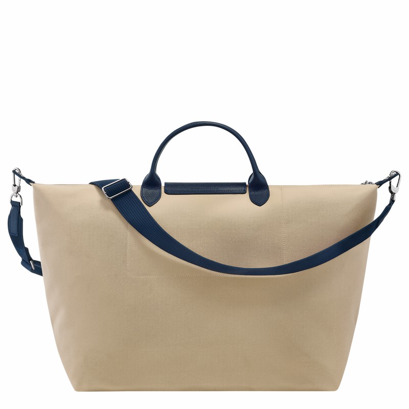 Longchamp Le Pliage Collection S Erkek Seyahat Çantası Bej Rengi Türkiye | L1624HFG005-