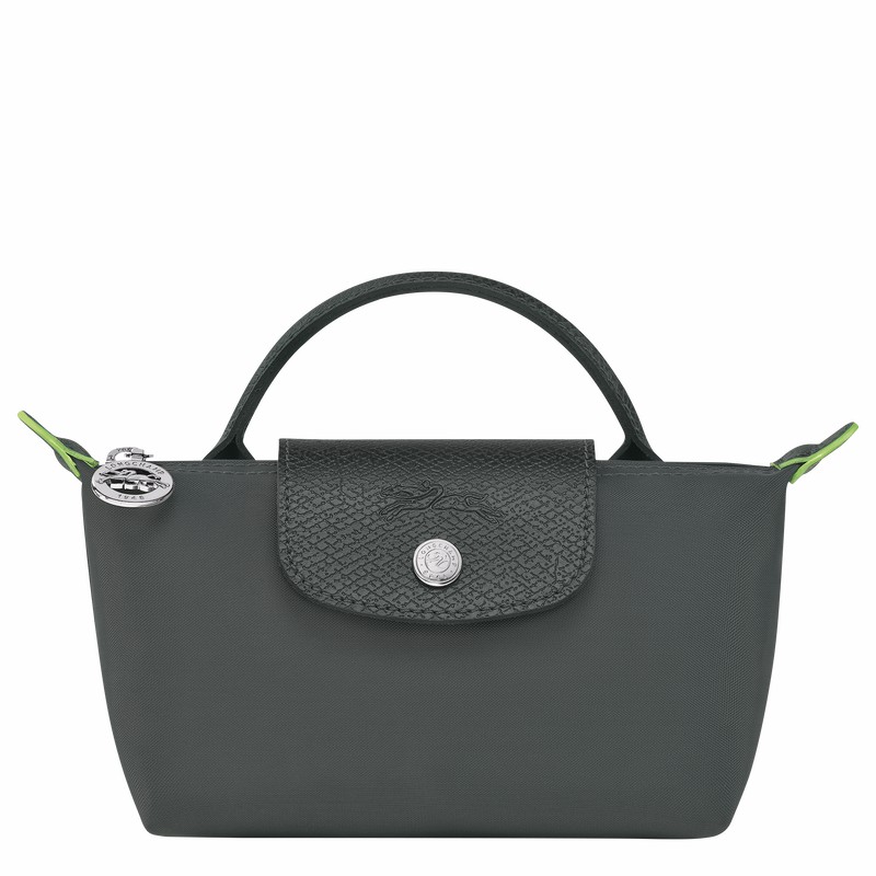 Longchamp Le Pliage Green Erkek Kese Çanta Koyu Gri Türkiye | 34175919P66-