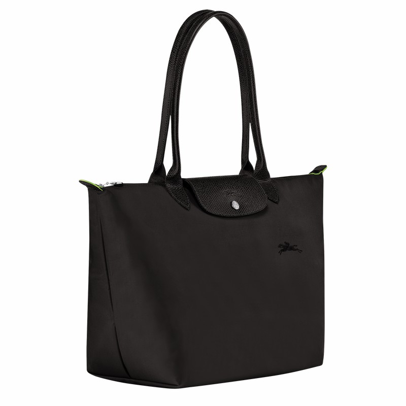 Longchamp Le Pliage Green L Kadın Tote Çanta Siyah Türkiye | L1899919001