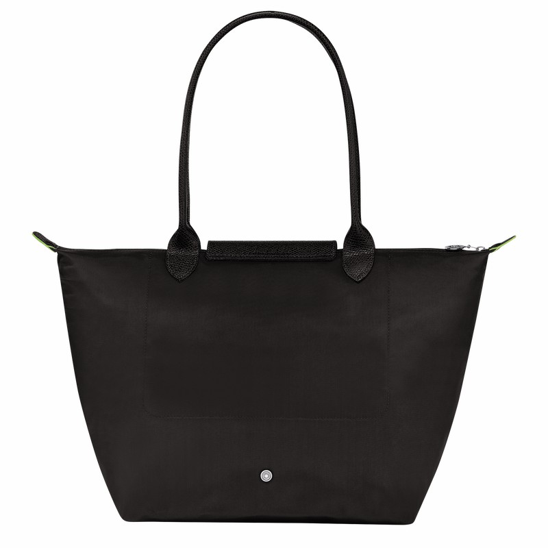 Longchamp Le Pliage Green L Kadın Tote Çanta Siyah Türkiye | L1899919001