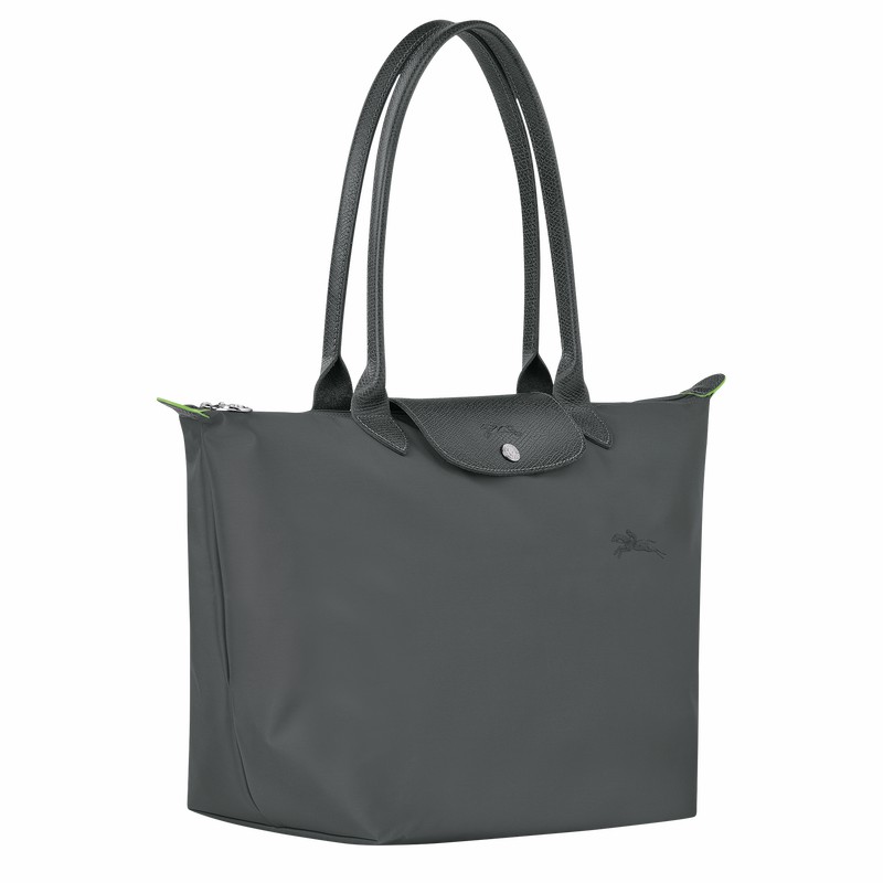 Longchamp Le Pliage Green L Kadın Tote Çanta Koyu Gri Türkiye | L1899919P66