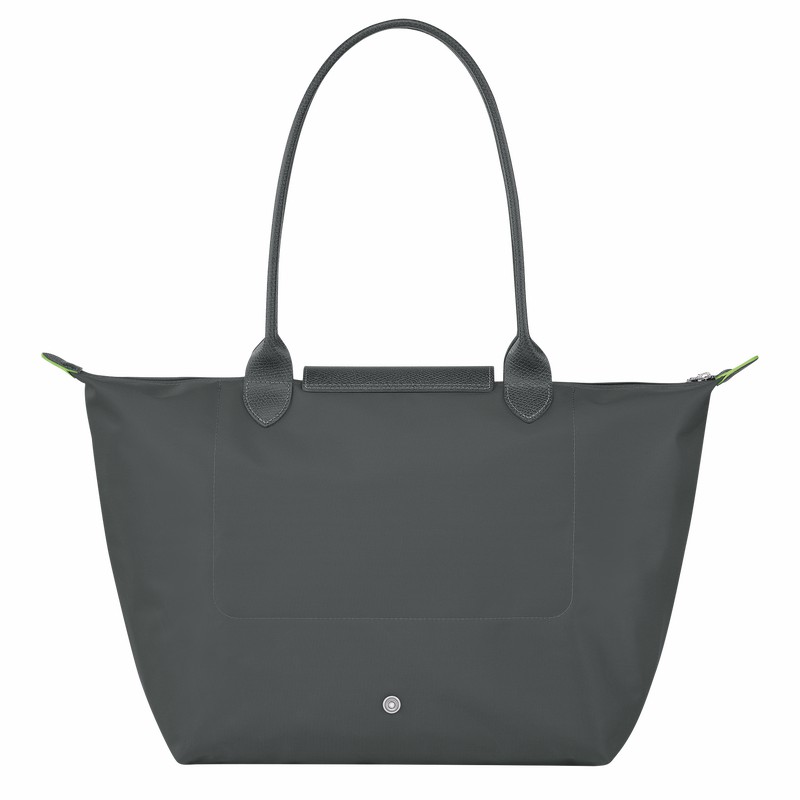 Longchamp Le Pliage Green L Kadın Tote Çanta Koyu Gri Türkiye | L1899919P66