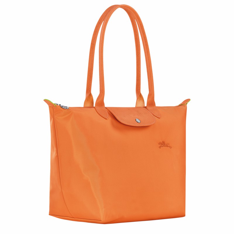 Longchamp Le Pliage Green L Kadın Tote Çanta Turuncu Türkiye | L1899919P54