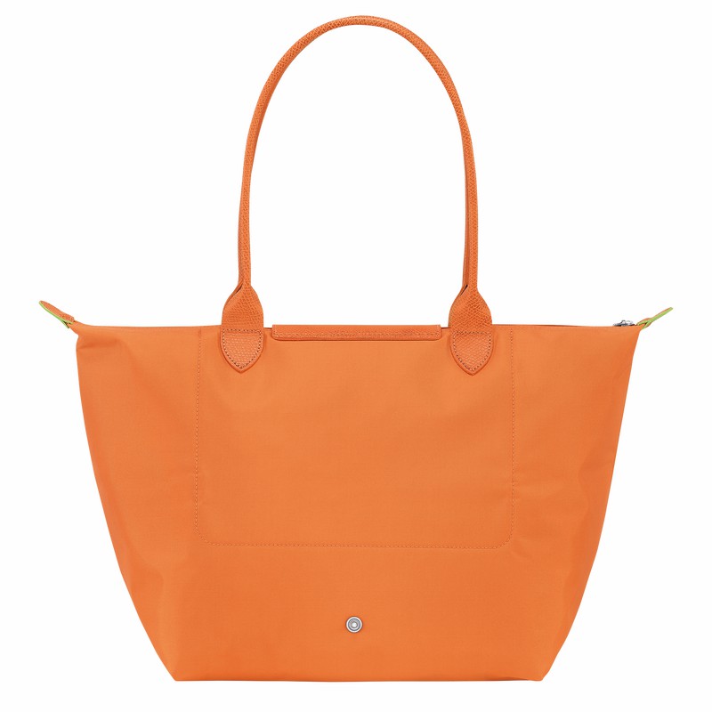 Longchamp Le Pliage Green L Kadın Tote Çanta Turuncu Türkiye | L1899919P54