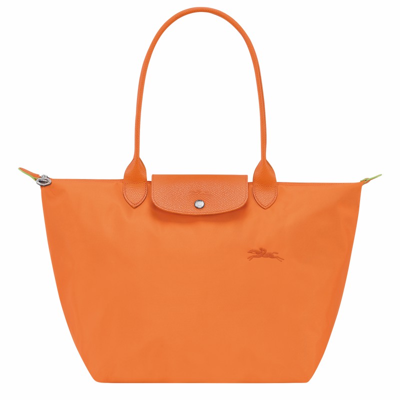 Longchamp Le Pliage Green L Kadın Tote Çanta Turuncu Türkiye | L1899919P54