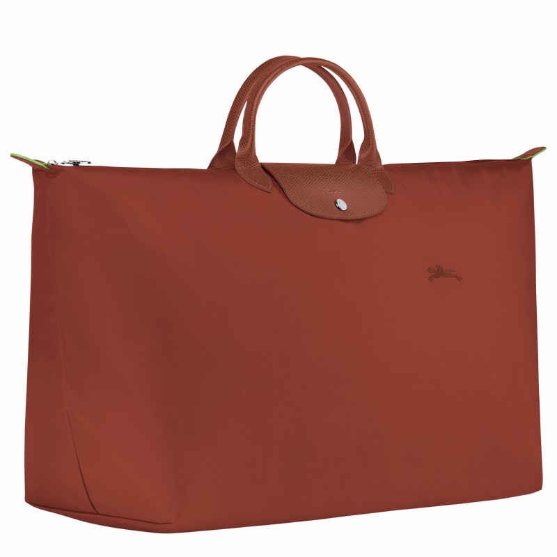 Longchamp Le Pliage Green M Erkek Seyahat Çantası Kahverengi Türkiye | L1625919404-