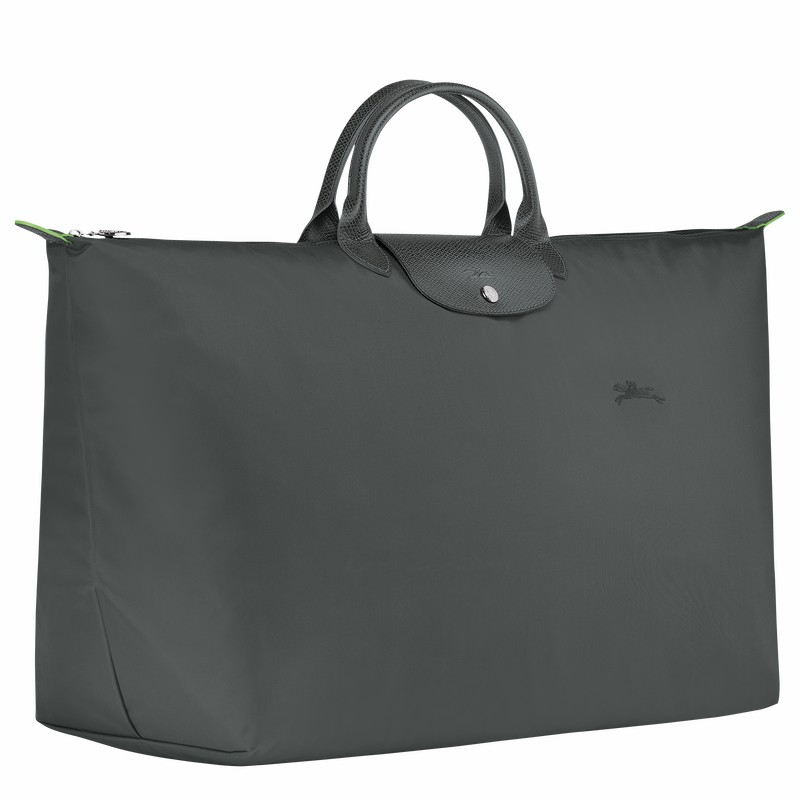 Longchamp Le Pliage Green M Erkek Seyahat Çantası Koyu Gri Türkiye | L1625919P66-