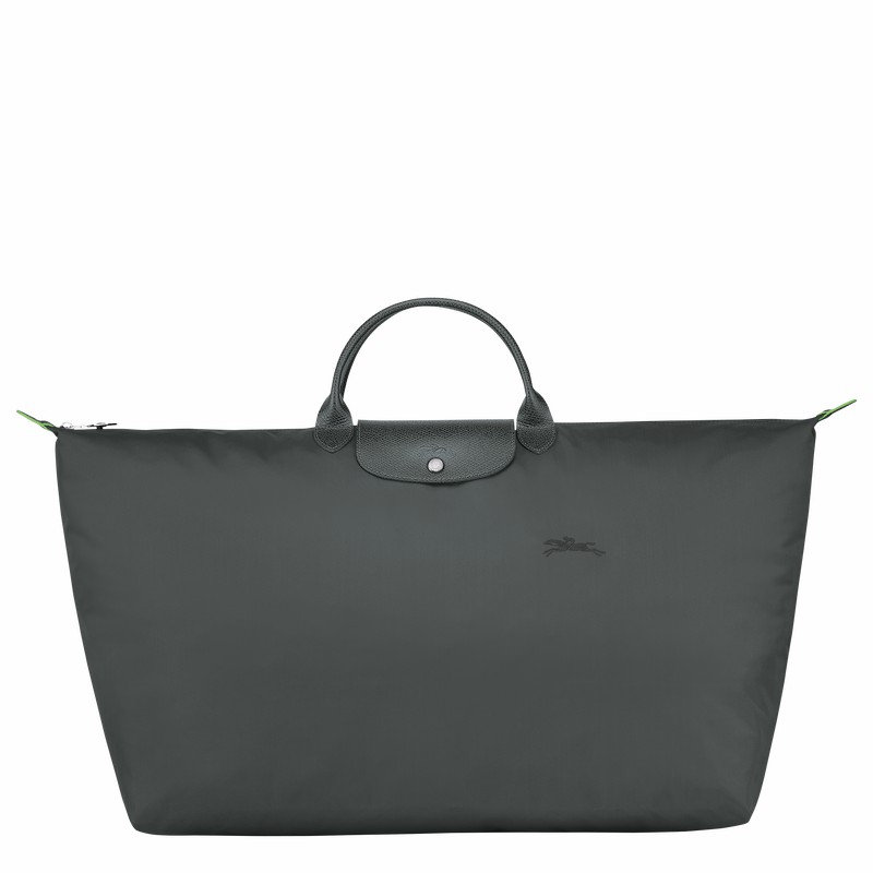 Longchamp Le Pliage Green M Erkek Seyahat Çantası Koyu Gri Türkiye | L1625919P66-