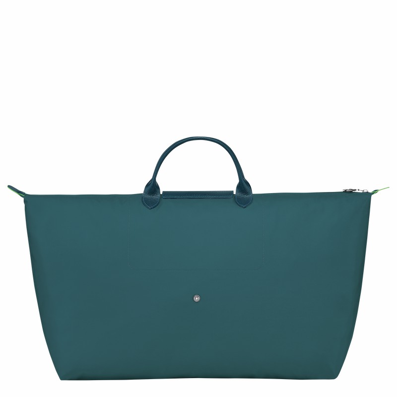 Longchamp Le Pliage Green M Erkek Seyahat Çantası Tavuskuşu Türkiye | L1625919P89-