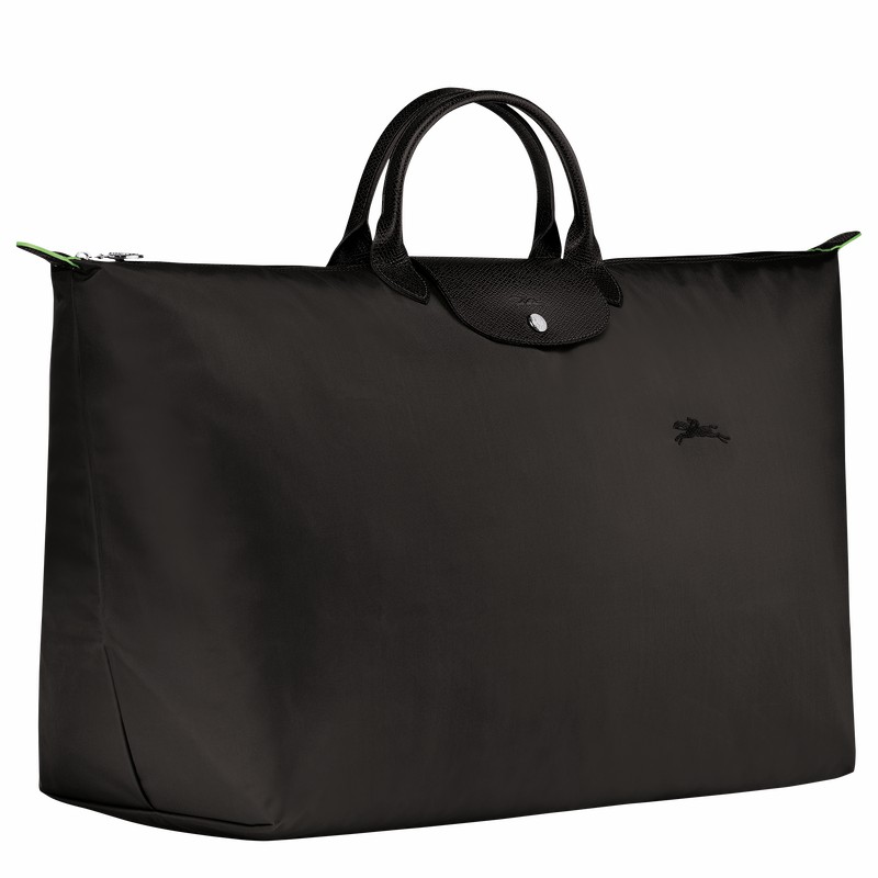 Longchamp Le Pliage Green M Erkek Seyahat Çantası Siyah Türkiye | L1625919001-