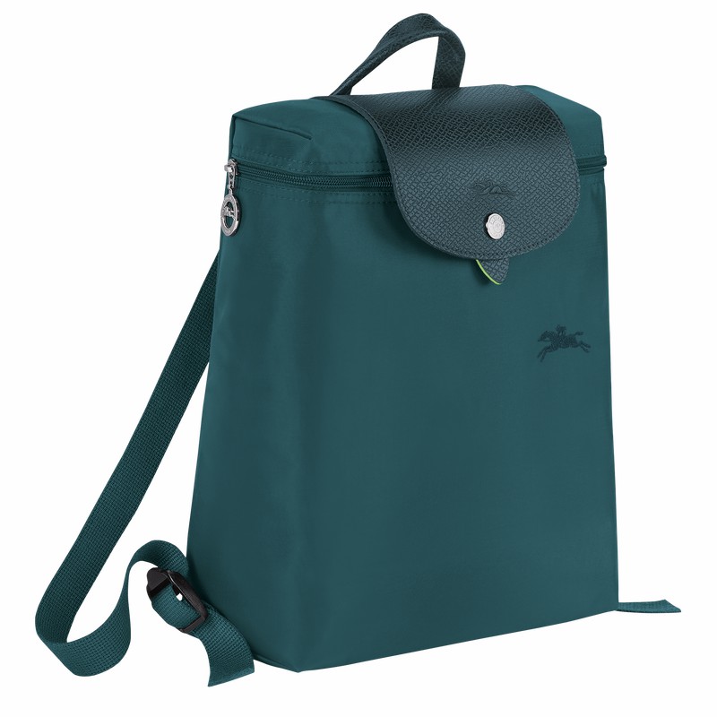 Longchamp Le Pliage Green M Erkek Sırt Çantası Tavuskuşu Türkiye | L1699919P89-