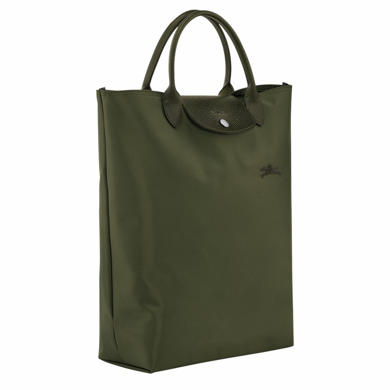 Longchamp Le Pliage Green M Erkek Tote Çanta Yeşil Türkiye | 10168919479-