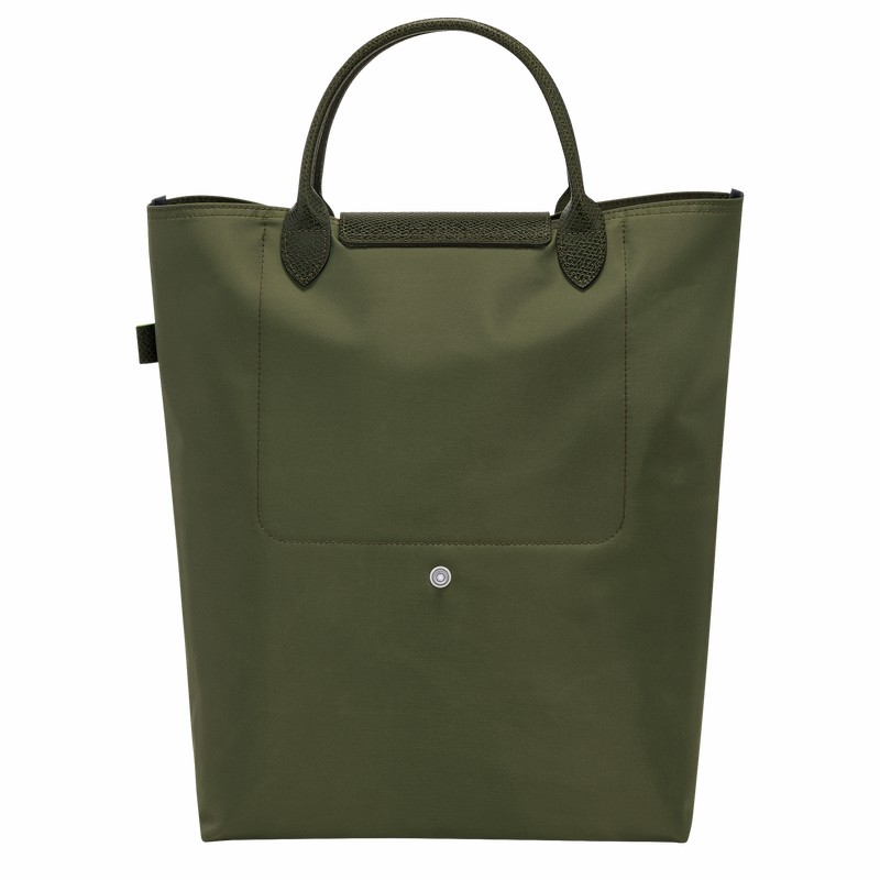 Longchamp Le Pliage Green M Erkek Tote Çanta Yeşil Türkiye | 10168919479-