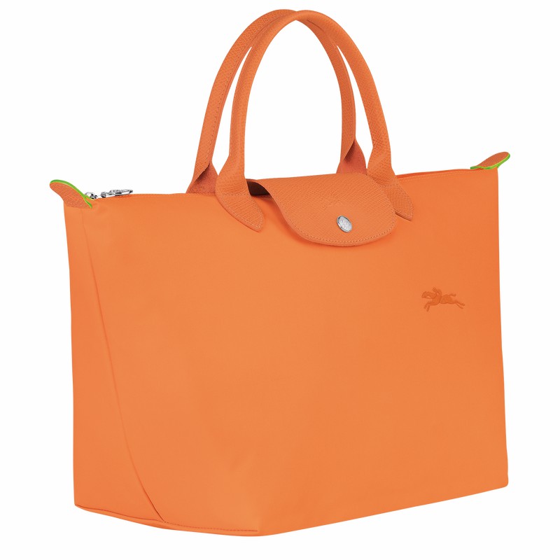 Longchamp Le Pliage Green M Kadın El Çantası Turuncu Türkiye | L1623919P54