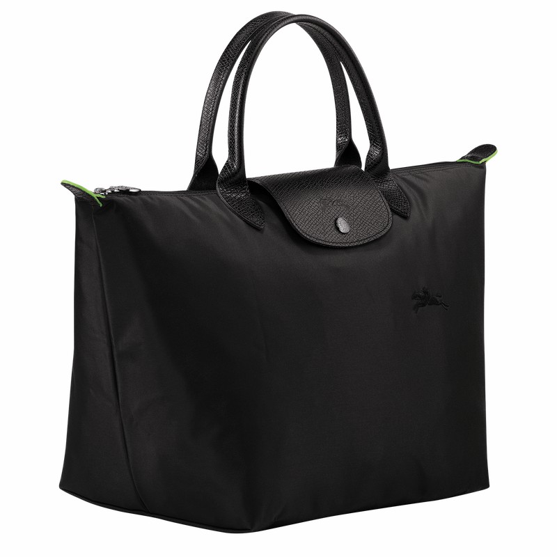 Longchamp Le Pliage Green M Kadın El Çantası Siyah Türkiye | L1623919001