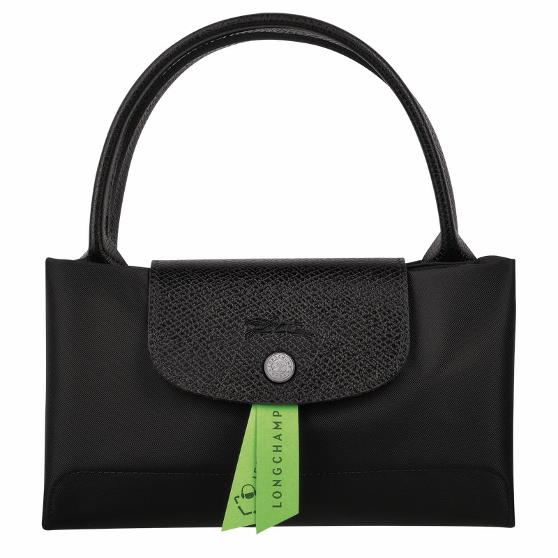 Longchamp Le Pliage Green M Kadın El Çantası Siyah Türkiye | L1623919001