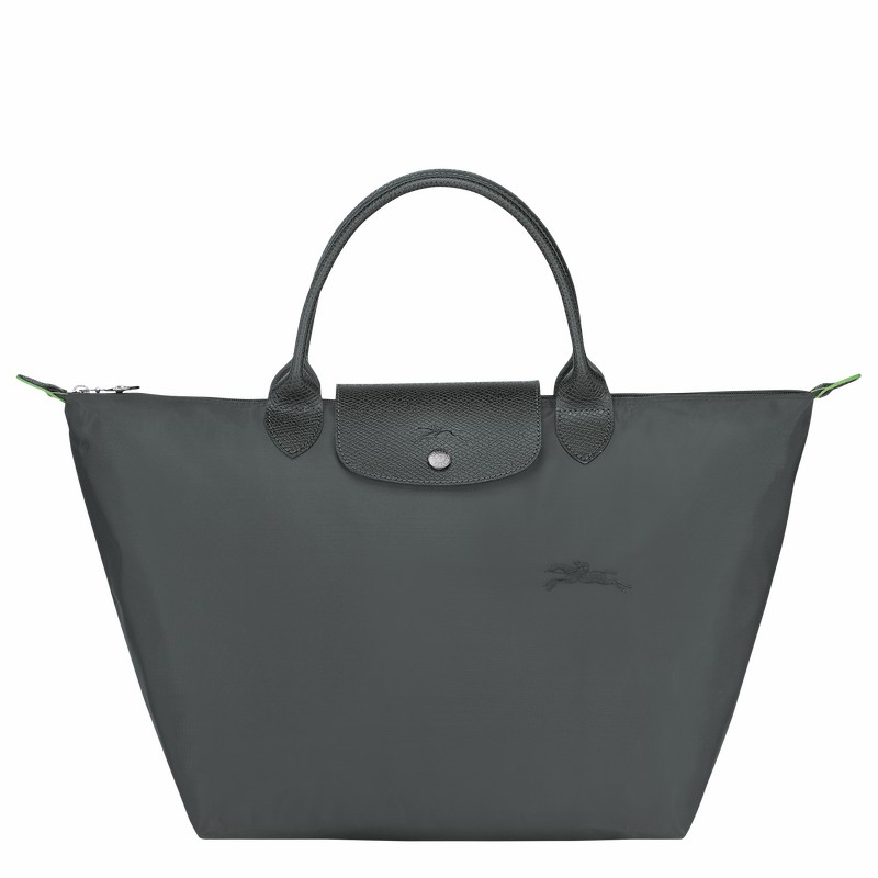 Longchamp Le Pliage Green M Kadın El Çantası Koyu Gri Türkiye | L1623919P66