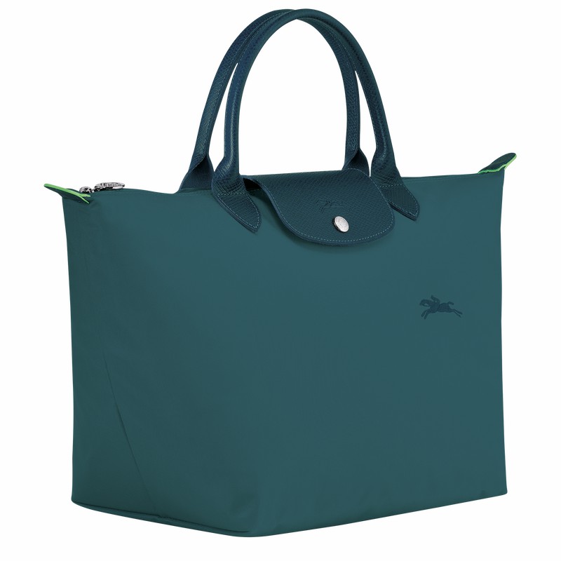 Longchamp Le Pliage Green M Kadın El Çantası Tavuskuşu Türkiye | L1623919P89