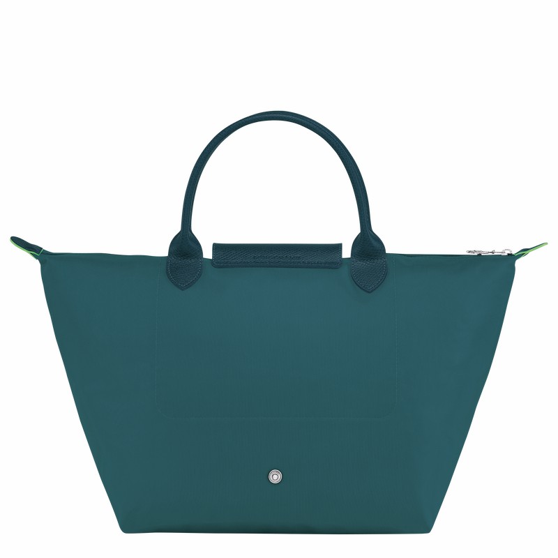 Longchamp Le Pliage Green M Kadın El Çantası Tavuskuşu Türkiye | L1623919P89