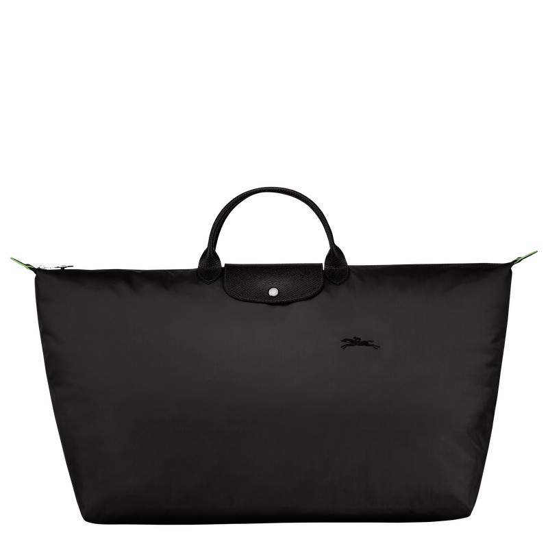 Longchamp Le Pliage Green M Kadın Seyahat Çantası Siyah Türkiye | L1625919001