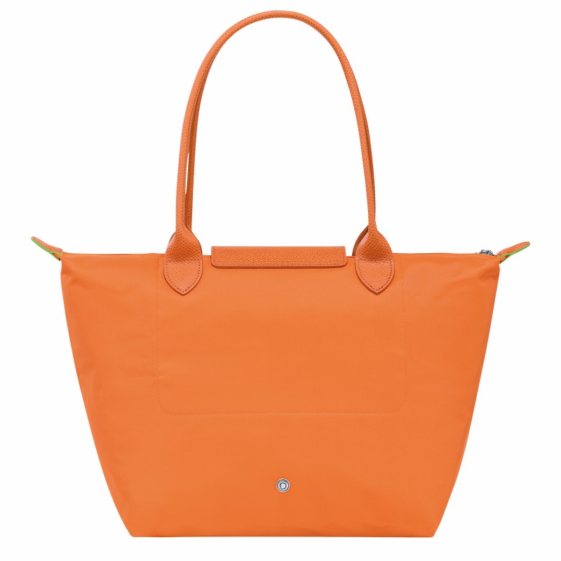 Longchamp Le Pliage Green M Kadın Tote Çanta Turuncu Türkiye | L2605919P54