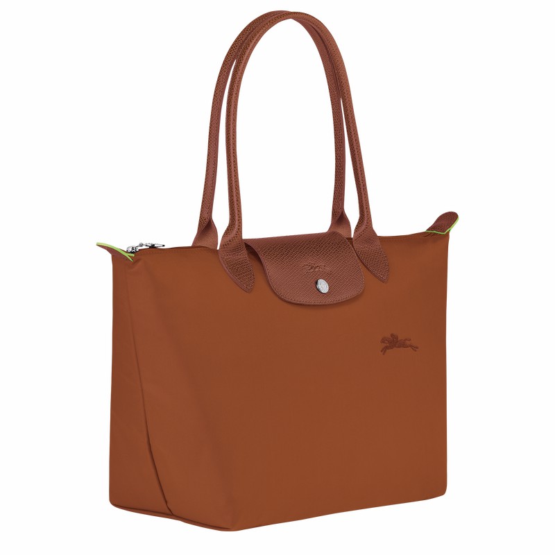 Longchamp Le Pliage Green M Kadın Tote Çanta Kahverengi Türkiye | L2605919504