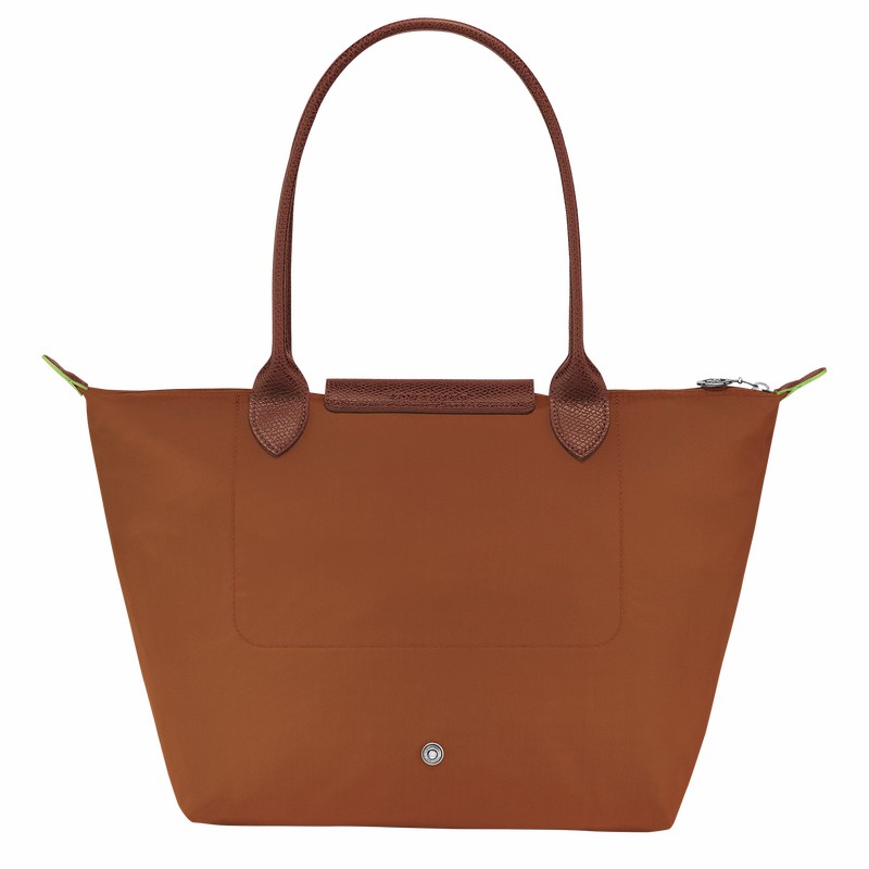 Longchamp Le Pliage Green M Kadın Tote Çanta Kahverengi Türkiye | L2605919504