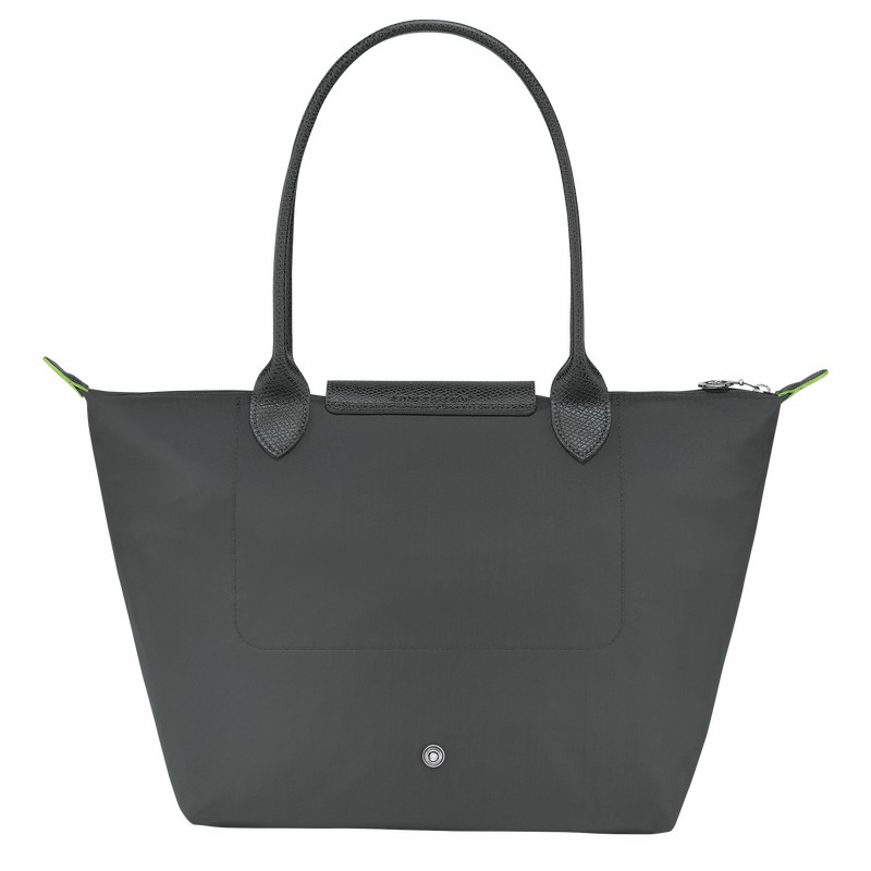 Longchamp Le Pliage Green M Kadın Tote Çanta Koyu Gri Türkiye | L2605919P66