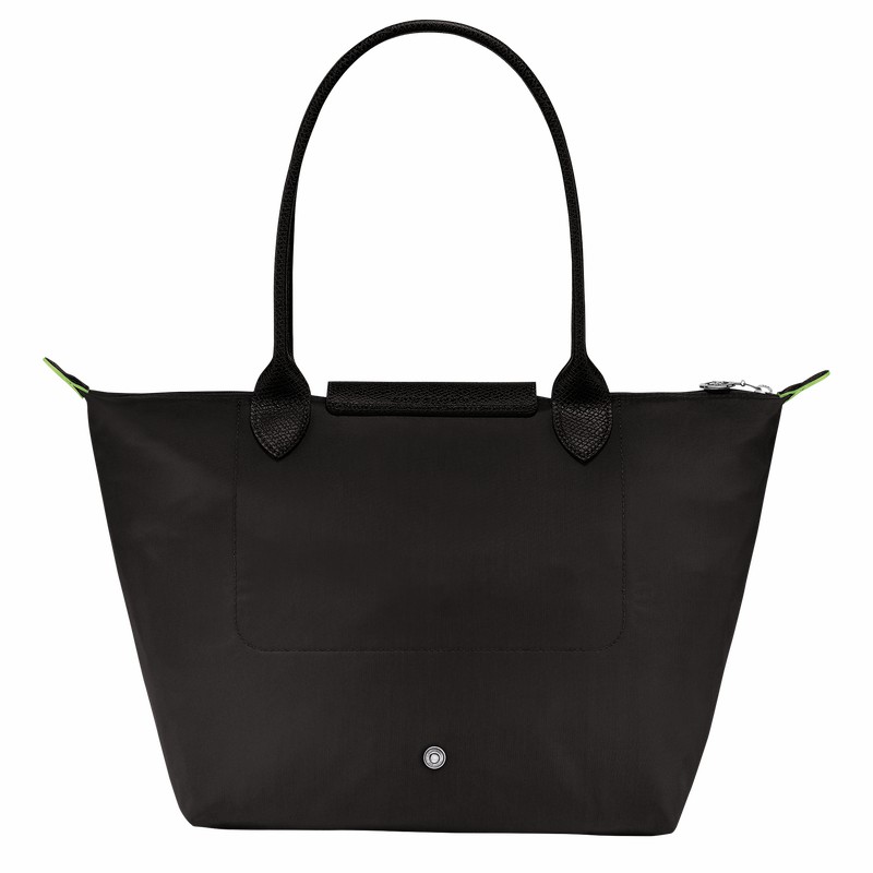 Longchamp Le Pliage Green M Kadın Tote Çanta Siyah Türkiye | L2605919001