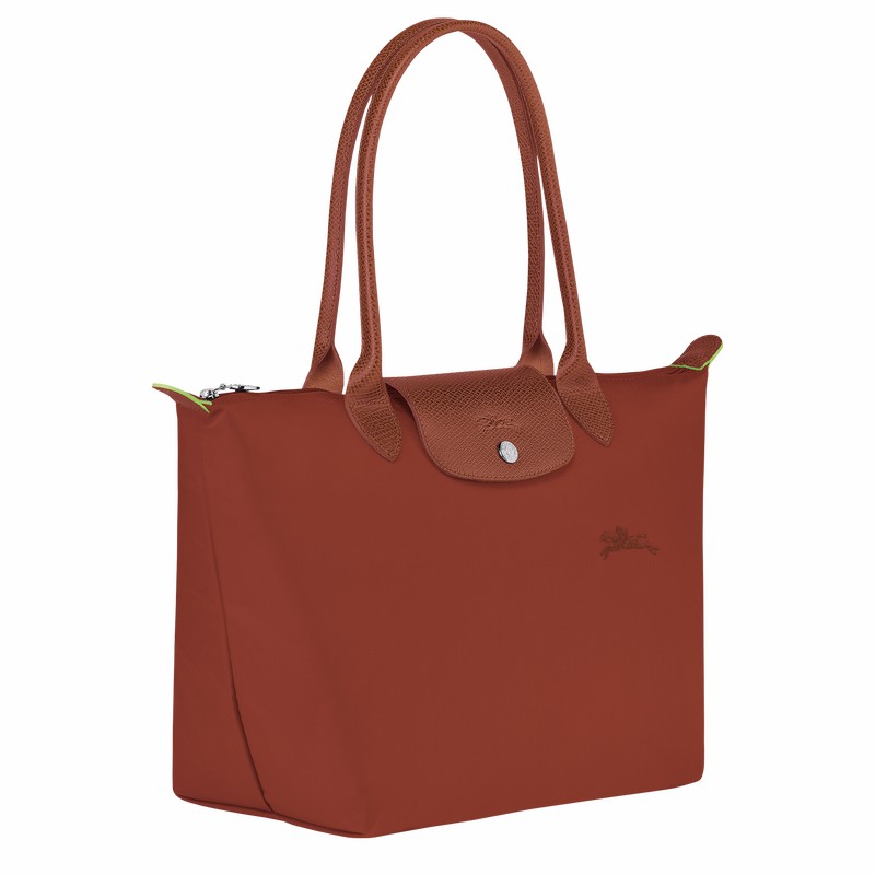 Longchamp Le Pliage Green M Kadın Tote Çanta Kahverengi Türkiye | L2605919404