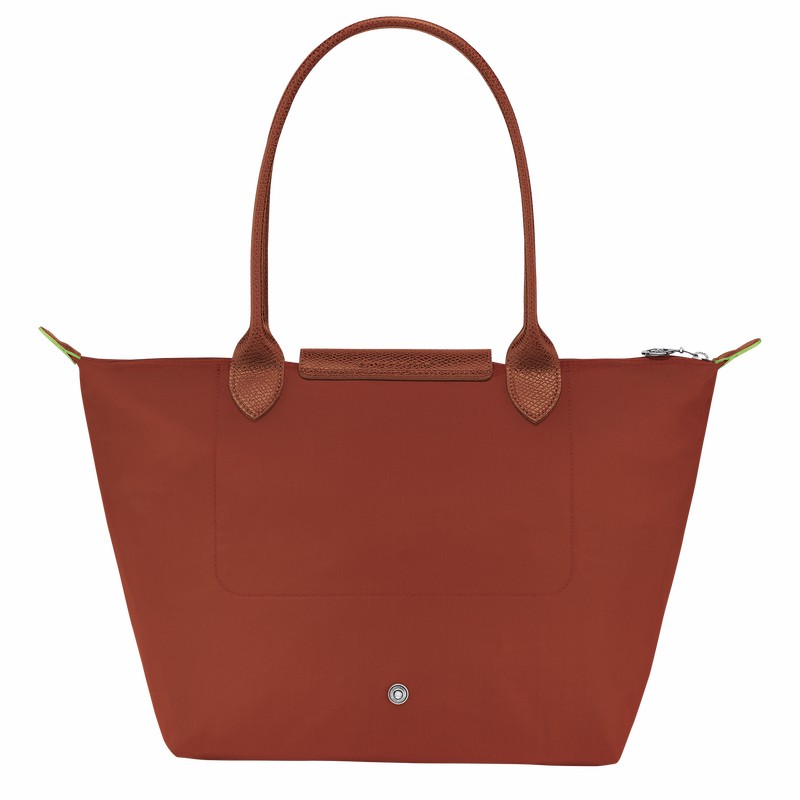 Longchamp Le Pliage Green M Kadın Tote Çanta Kahverengi Türkiye | L2605919404