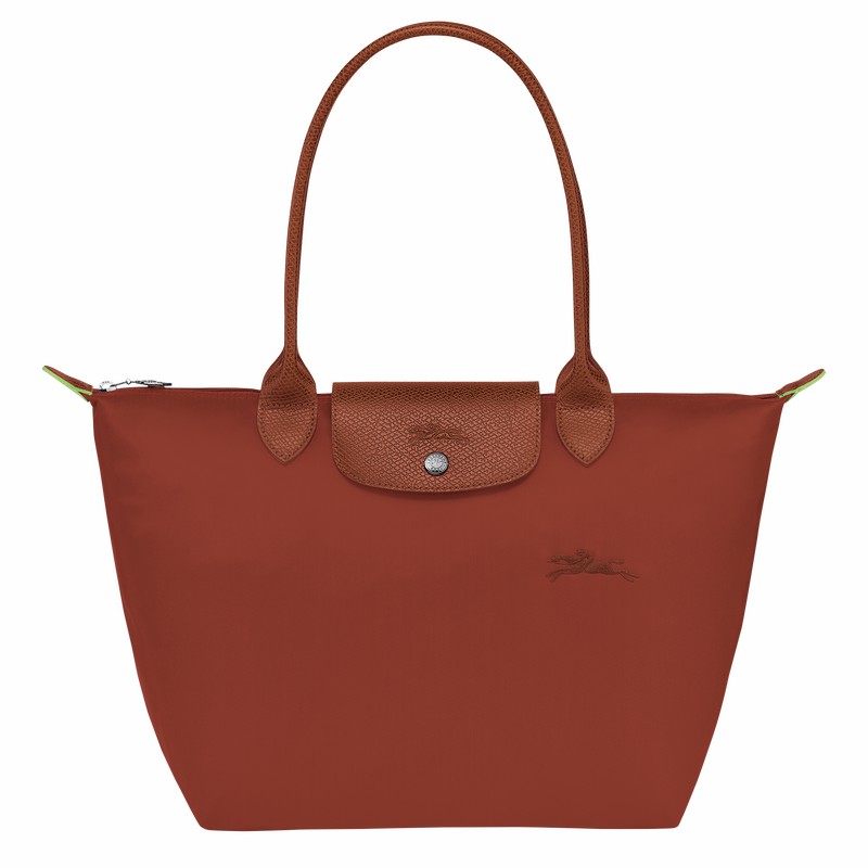 Longchamp Le Pliage Green M Kadın Tote Çanta Kahverengi Türkiye | L2605919404