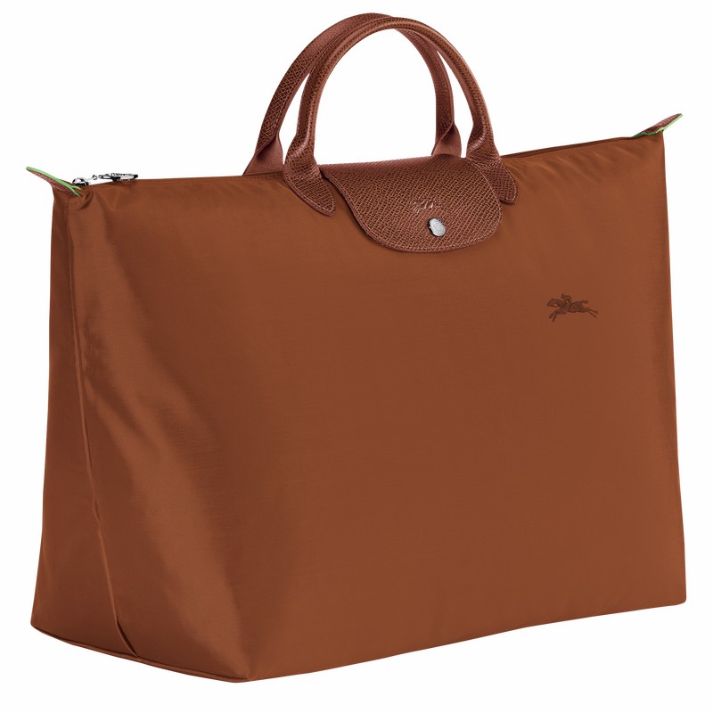 Longchamp Le Pliage Green S Erkek Seyahat Çantası Kahverengi Türkiye | L1624919504-