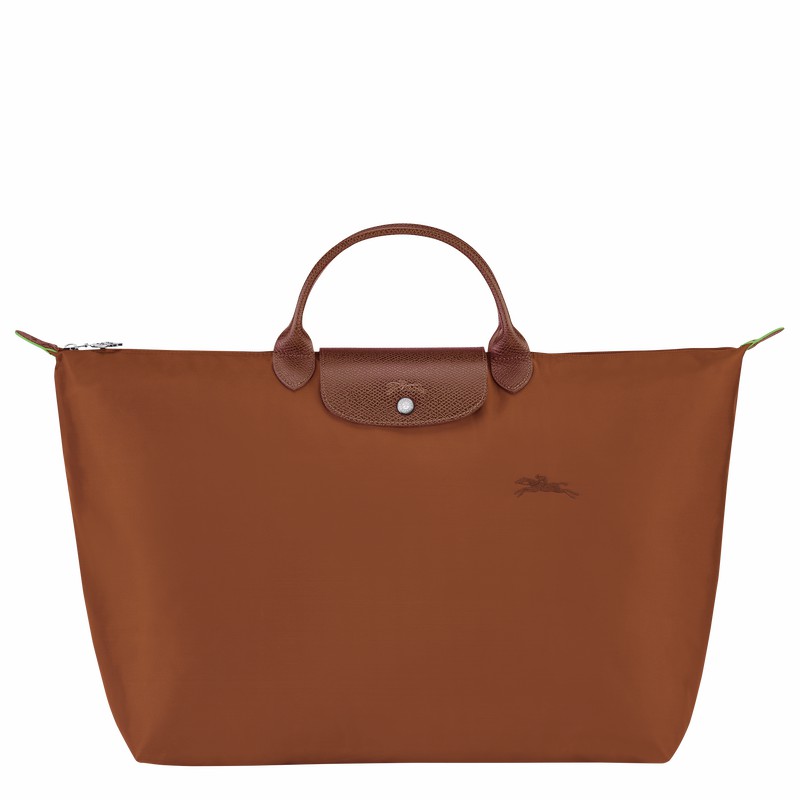 Longchamp Le Pliage Green S Erkek Seyahat Çantası Kahverengi Türkiye | L1624919504-