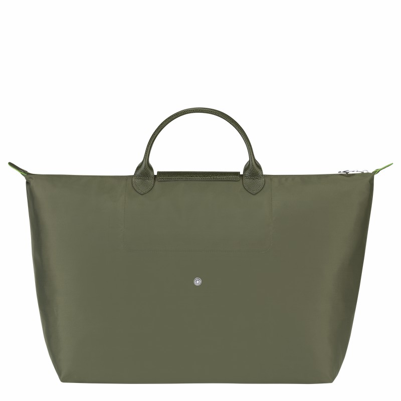 Longchamp Le Pliage Green S Erkek Seyahat Çantası Yeşil Türkiye | L1624919479-