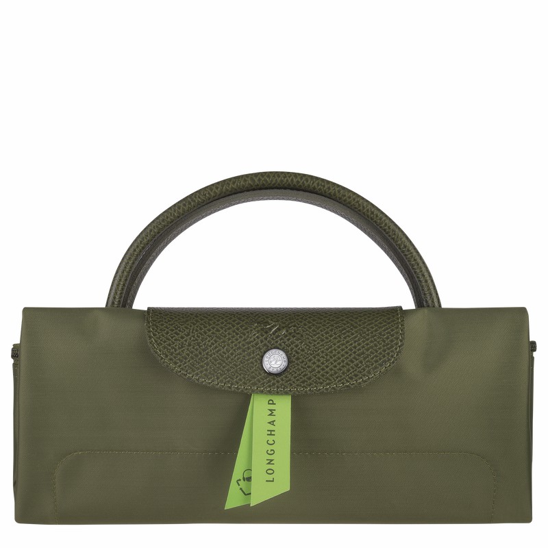 Longchamp Le Pliage Green S Erkek Seyahat Çantası Yeşil Türkiye | L1624919479-