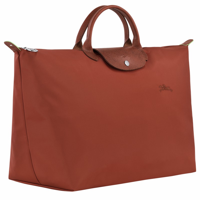 Longchamp Le Pliage Green S Erkek Seyahat Çantası Kahverengi Türkiye | L1624919404-