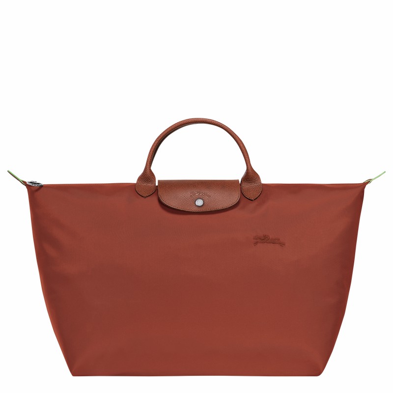 Longchamp Le Pliage Green S Erkek Seyahat Çantası Kahverengi Türkiye | L1624919404-