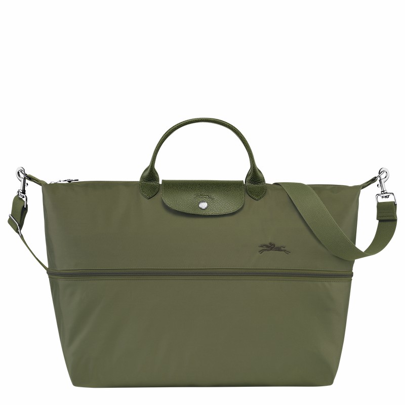 Longchamp Le Pliage Green expandable Erkek Seyahat Çantası Yeşil Türkiye | L1911919479-