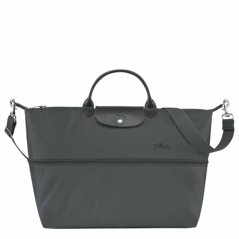 Longchamp Le Pliage Green expandable Erkek Seyahat Çantası Koyu Gri Türkiye | L1911919P66-