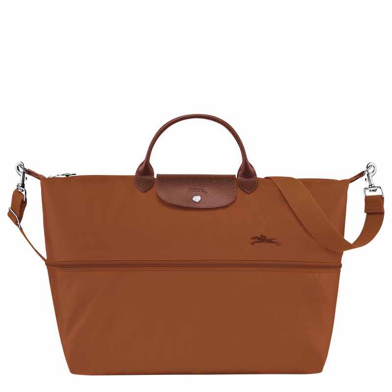 Longchamp Le Pliage Green expandable Erkek Seyahat Çantası Kahverengi Türkiye | L1911919504-