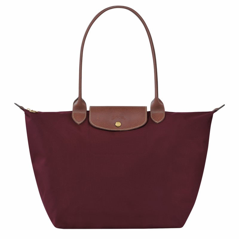 Longchamp Le Pliage Original L Kadın Tote Çanta Bordo Türkiye | L1899089P87